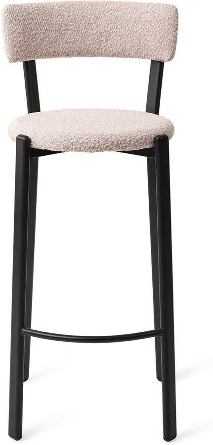 Jesper Home Barkruk Obu Bouclé Blush (zithoogte 75cm) - Foto 3