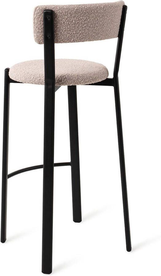 Jesper Home Barkruk Obu Bouclé Blush (zithoogte 75cm) - Foto 2