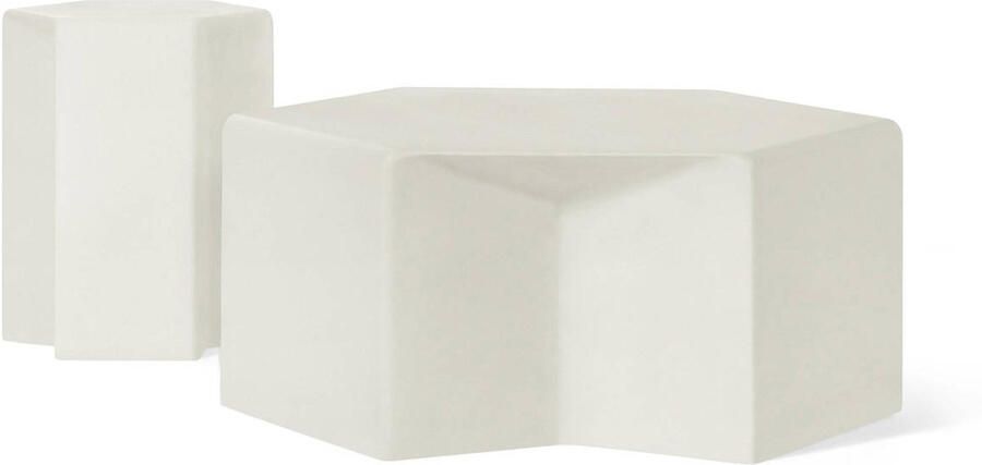 Jesper Home Bijzettafel Soka 41 x 26cm Canvas