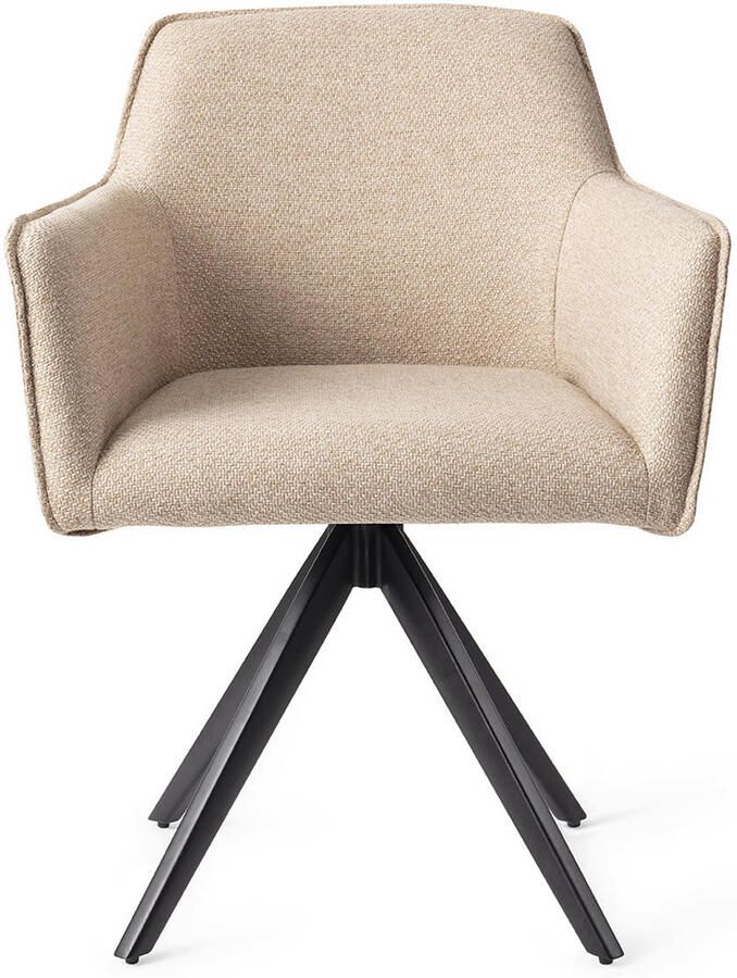 Jesper Home Eetkamerstoel Hofu Turn Black Draaibaar Wild Walnut - Foto 3