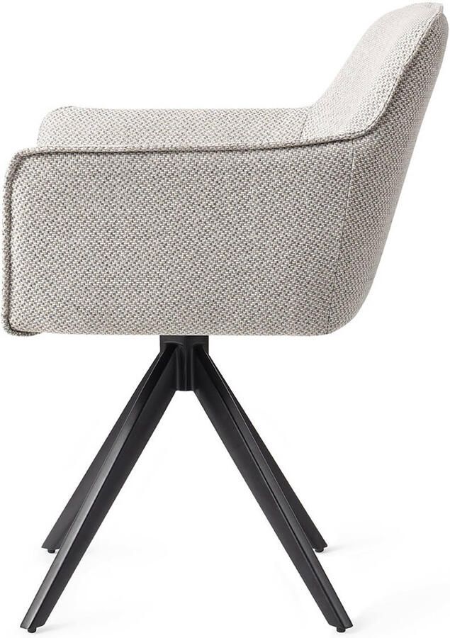 Jesper Home Eetkamerstoel Hofu Turn Black Draaibaar Checkers Charm - Foto 2