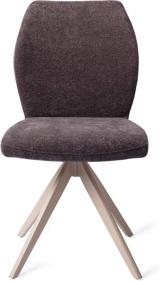 Jesper Home Eetkamerstoel Ikata Draaibaar Turn Beige Almost Black - Foto 3