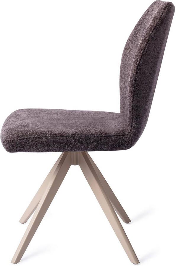 Jesper Home Eetkamerstoel Ikata Draaibaar Turn Beige Almost Black - Foto 2