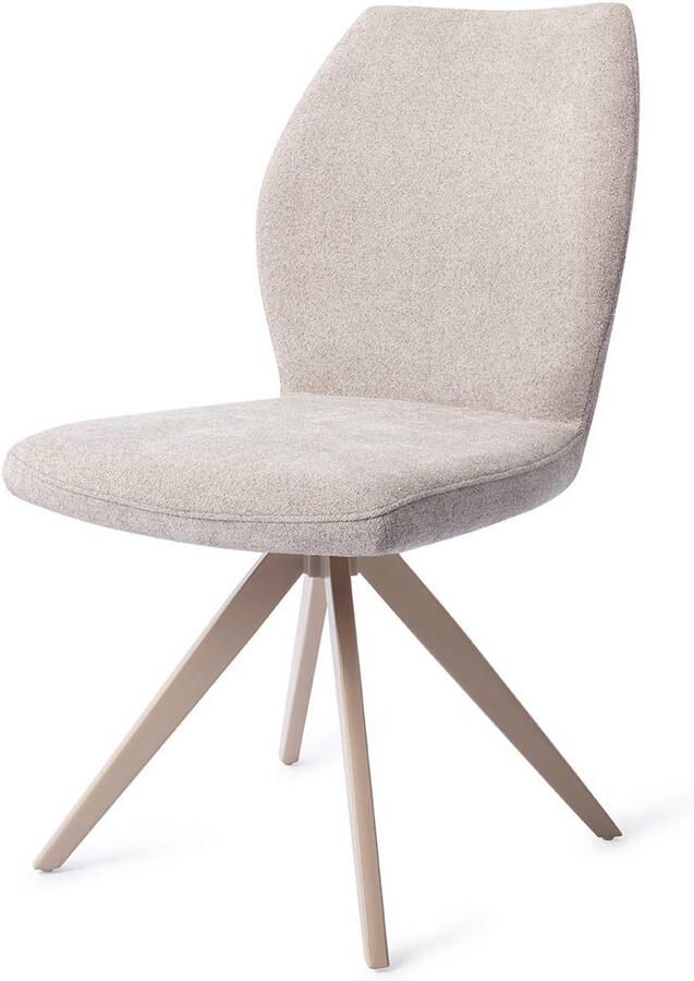 Jesper Home Eetkamerstoel Ikata Draaibaar Turn Beige Pretty Plaster