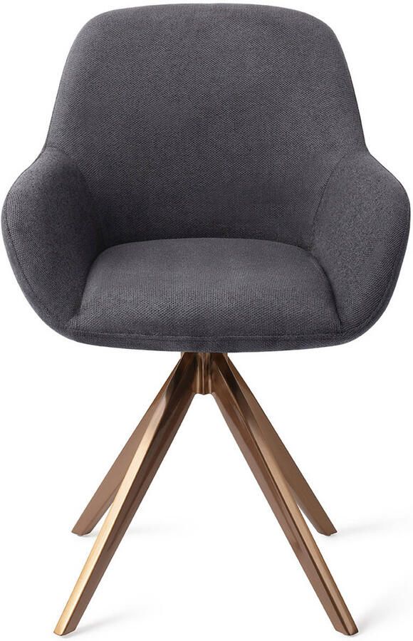 Jesper Home Eetkamerstoel Kushi Turn Rose Draaibaar - Foto 3