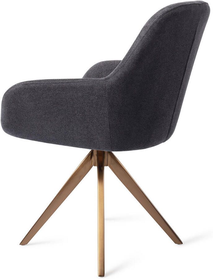 Jesper Home Eetkamerstoel Kushi Turn Rose Draaibaar - Foto 2