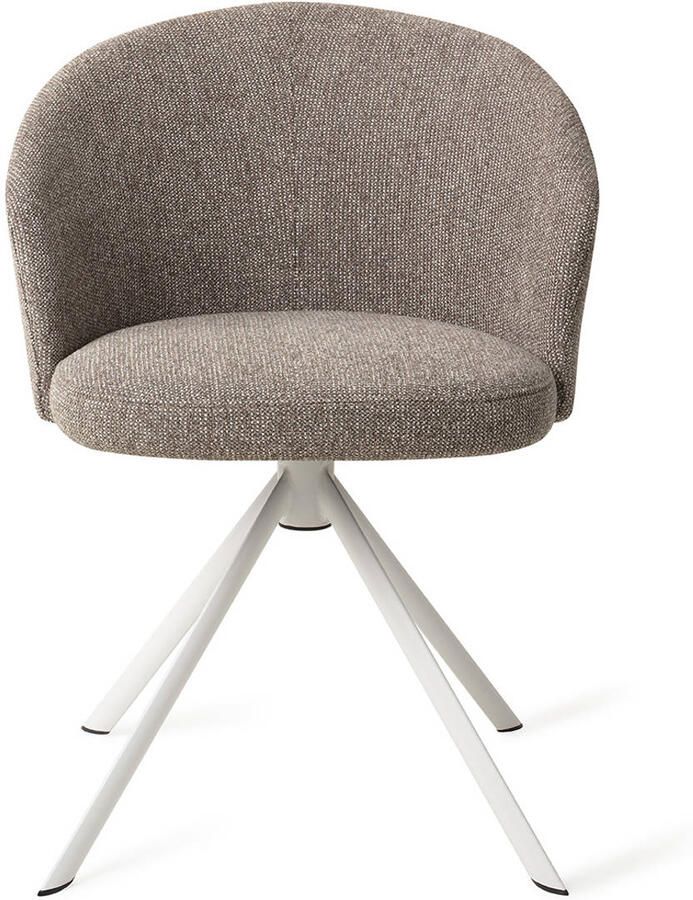 Jesper Home Eetkamerstoel Niimi Revolve White Saving Greige - Foto 3