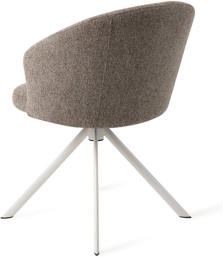 Jesper Home Eetkamerstoel Niimi Revolve White Saving Greige - Foto 2