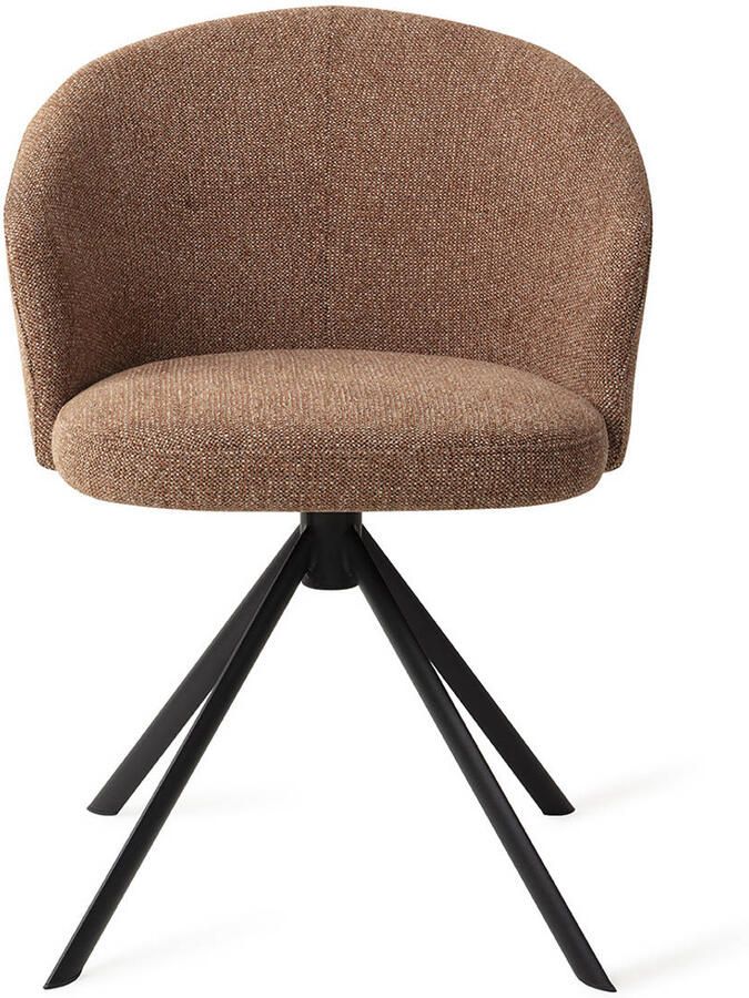 Jesper Home Eetkamerstoel Niimi Revolve Black Marron - Foto 3