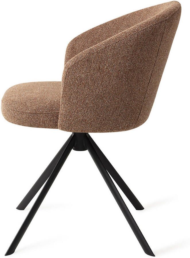 Jesper Home Eetkamerstoel Niimi Revolve Black Marron - Foto 2