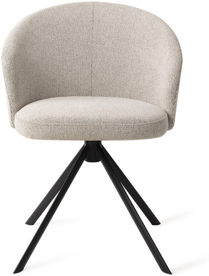Jesper Home Eetkamerstoel Niimi Draaibaar Revolve Black Pure Pale - Foto 3