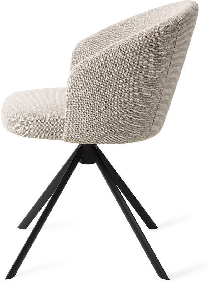 Jesper Home Eetkamerstoel Niimi Draaibaar Revolve Black Pure Pale - Foto 2