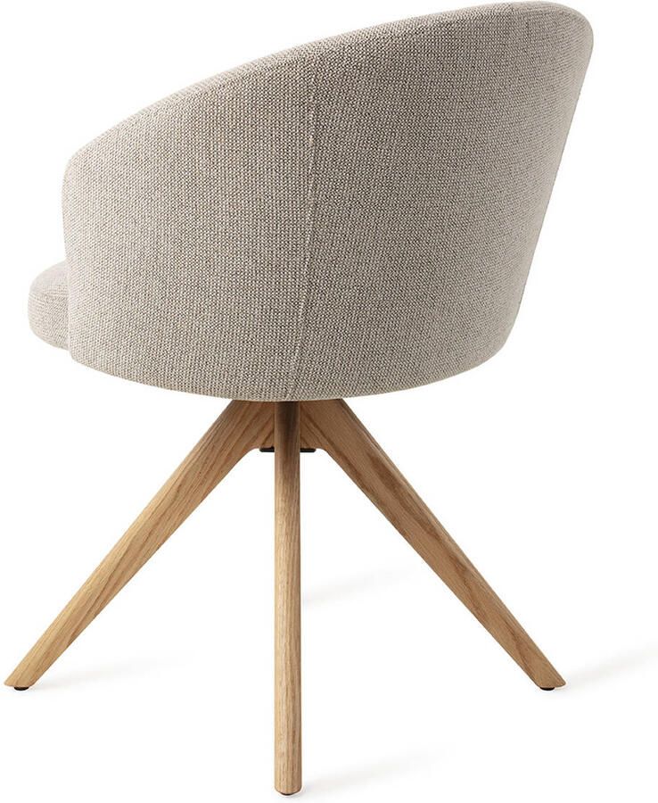 Jesper Home Eetkamerstoel Niimi Draaibaar Revolve Oak Natural Pure Pale - Foto 2
