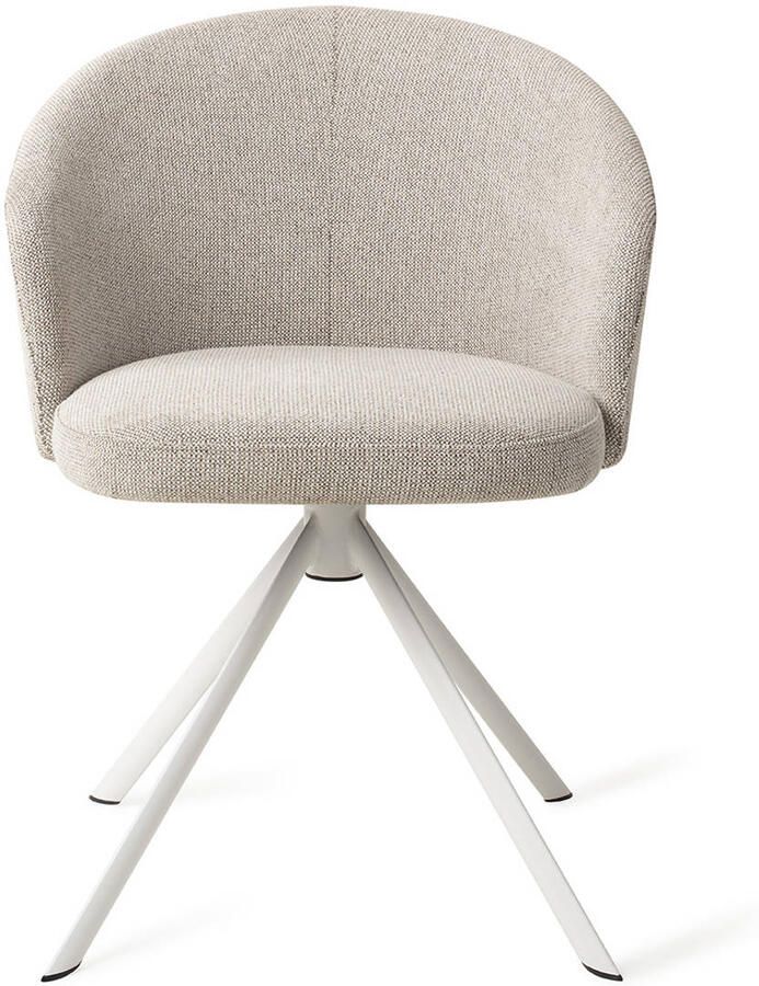 Jesper Home Eetkamerstoel Niimi Draaibaar Revolve White Pure Pale - Foto 3