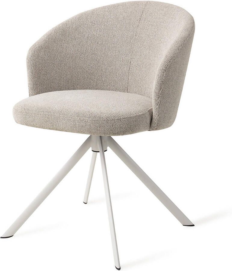Jesper Home Eetkamerstoel Niimi Draaibaar Revolve White Pure Pale - Foto 2