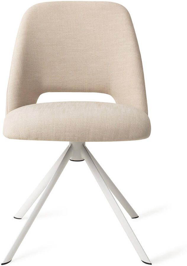 Jesper Home Eetkamerstoel Sasue Draaibaar Revolve White Through and Through - Foto 3