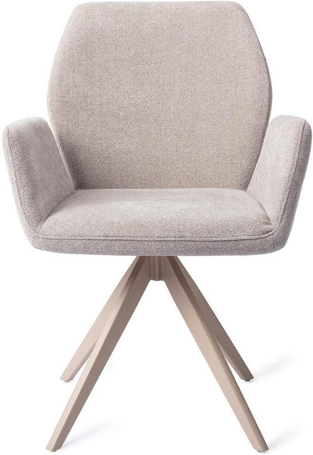 Jesper Home Draaibare Eetkamerstoel Misaki Turn Beige Pretty Plaster - Foto 3