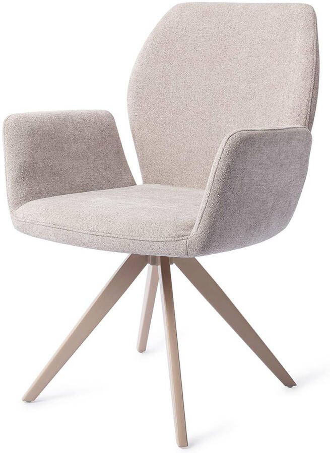 Jesper Home Draaibare Eetkamerstoel Misaki Turn Beige Pretty Plaster - Foto 2