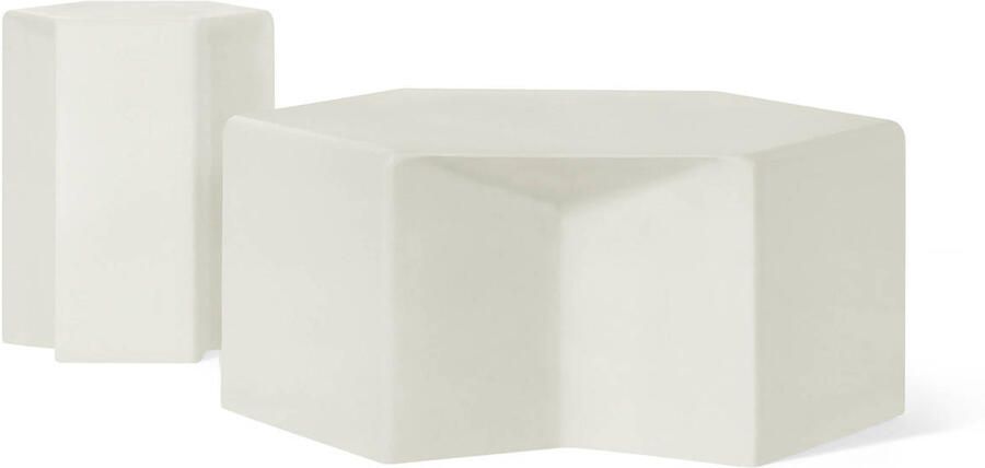 Jesper Home Salontafel Soka 92 x 80cm Canvas