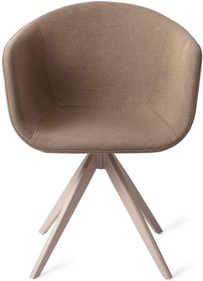 Jesper Home Draaibare Eetkamerstoel Yuni Turn Beige Mochachacha - Foto 3