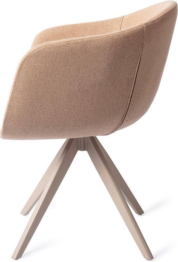 Jesper Home Draaibare Eetkamerstoel Yuni Turn Beige Mochachacha - Foto 2