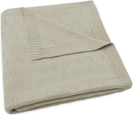 Jollein baby ledikantdeken 100x150cm Grain Knit Olive Green - Foto 3