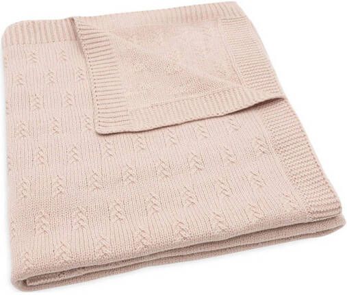 Jollein baby ledikantdeken 100x150cm Grain Knit Wild Rose - Foto 3