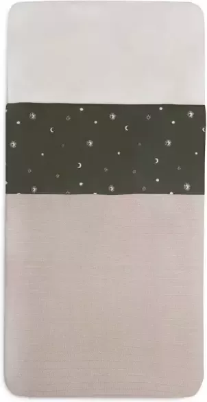 Jollein baby ledikantlaken 120x150 cm Stargaze Leaf Green - Foto 3