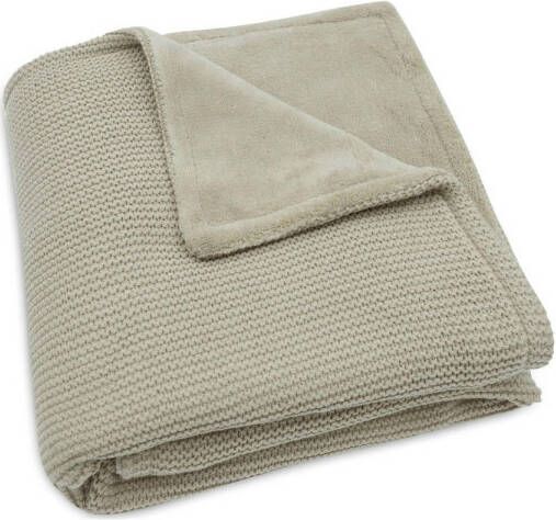 Jollein baby wiegdeken 75x100cm Basic Knit Olive Green Fleece - Foto 3