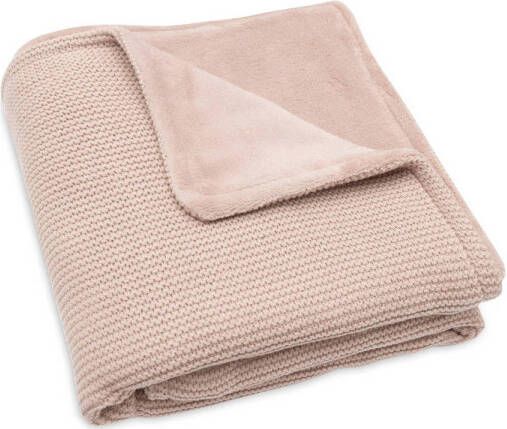 Jollein baby wiegdeken 75x100cm Basic Knit Wild Rose Fleece - Foto 3