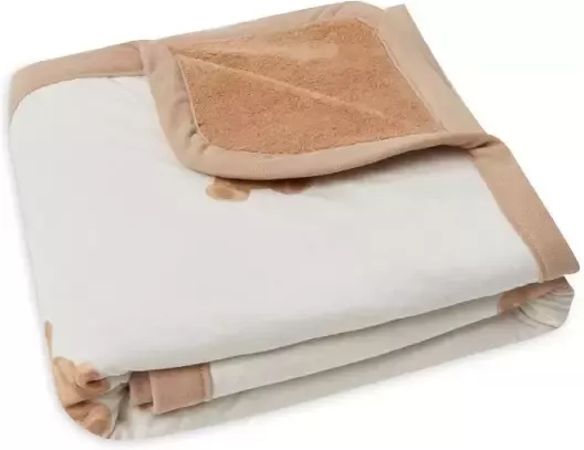 Jollein gevoerde baby wiegdeken Jersey 75x100cm Teddy Bear - Foto 2