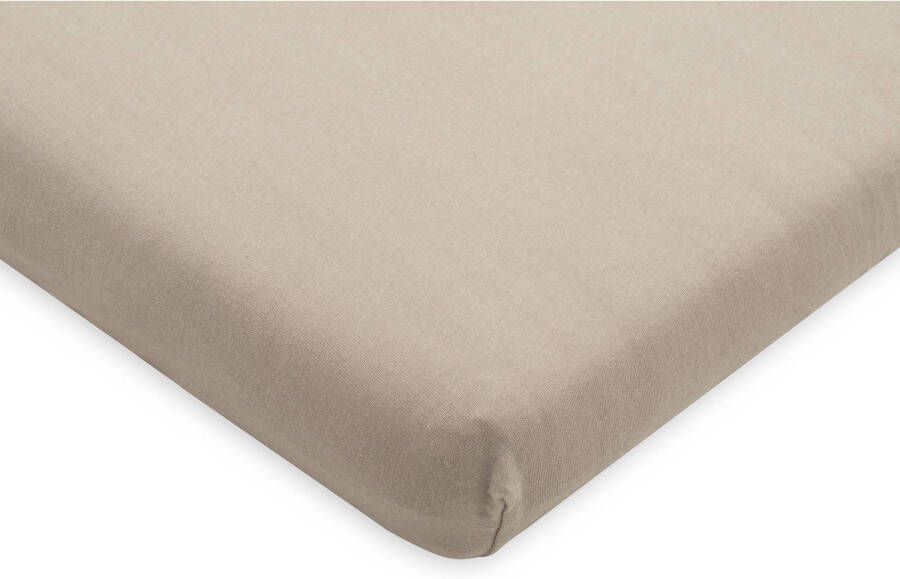 Jollein jersey baby ledikant hoeslaken 60x120cm nougat - Foto 3