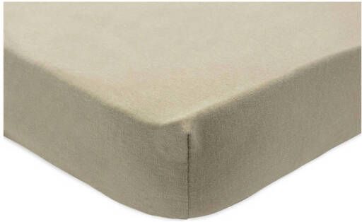 Jollein jersey hoeslaken voor boxmatras 75x95cm Olive Green - Foto 3