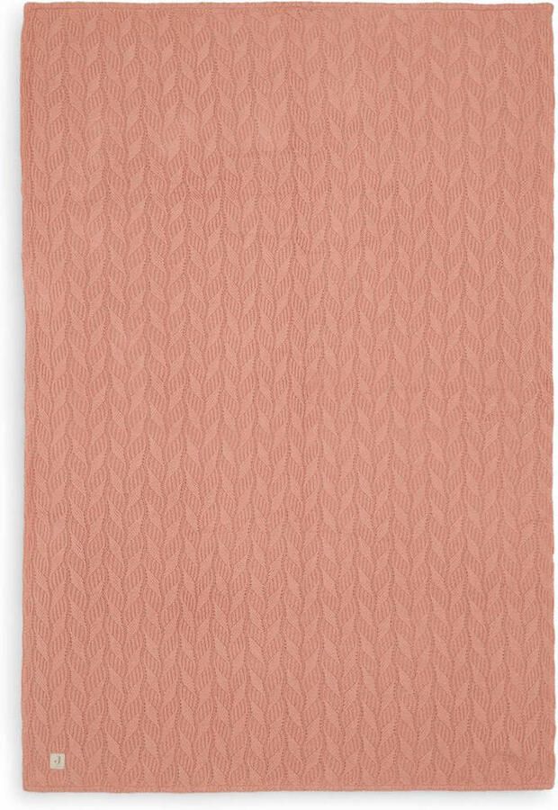 Jollein baby ledikantdeken 100x150cm Spring knit rosewood coral fleece - Foto 2