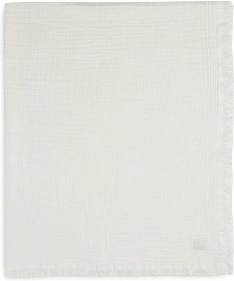 Jollein ledikantdeken muslin ivory (120 centimeter x 120 centimeter)
