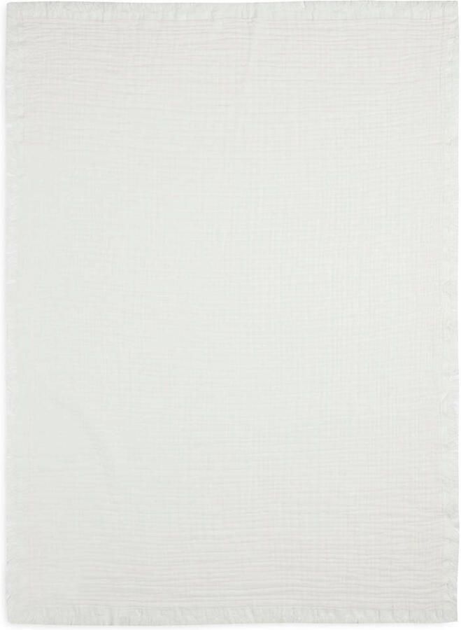 Jollein ledikantdeken muslin ivory (75 centimeter x 100 centimeter)