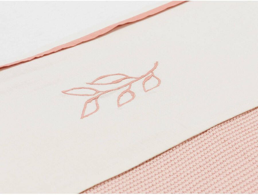 Jollein baby ledikantlaken 120x150cm Meadow rosewood