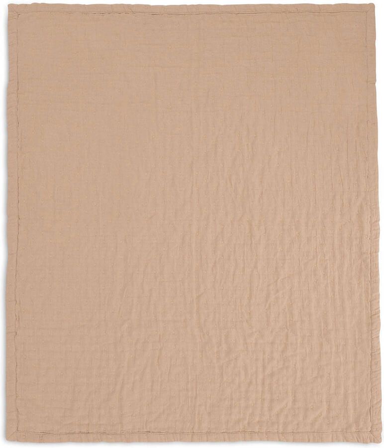 Jollein hydrofiele wiegdeken Jacquard Biscuit