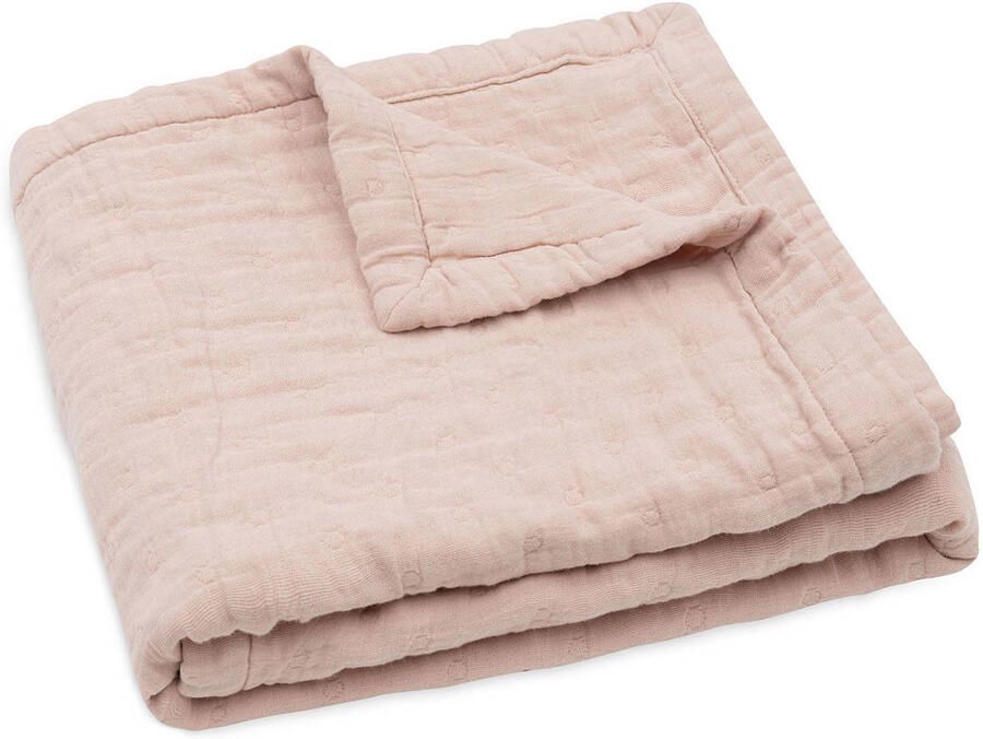 Jollein hydrofiele wiegdeken Jacquard Wild Rose - Foto 3