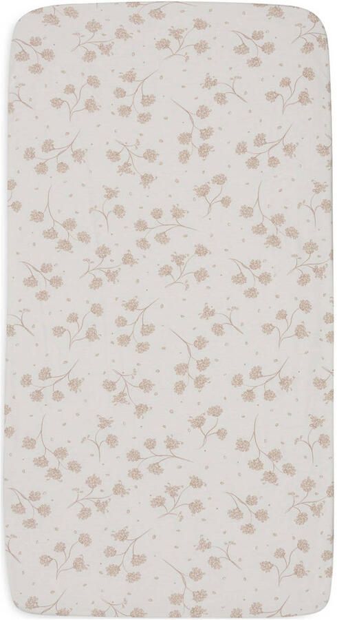 Jollein jersey kinderbed hoeslaken Leafy Dreams offwhite beige - Foto 3
