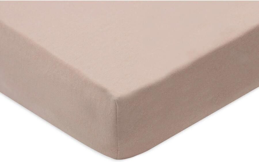 Jollein jersey kinderbed hoeslaken Wild Rose Ivory roze offwhite (set van 2) - Foto 2