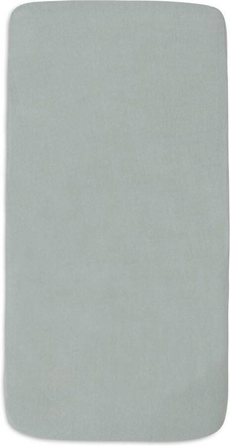 Jollein jersey ledikant hoeslaken Sea Green Biscuit groen bruin (set van 2) - Foto 3