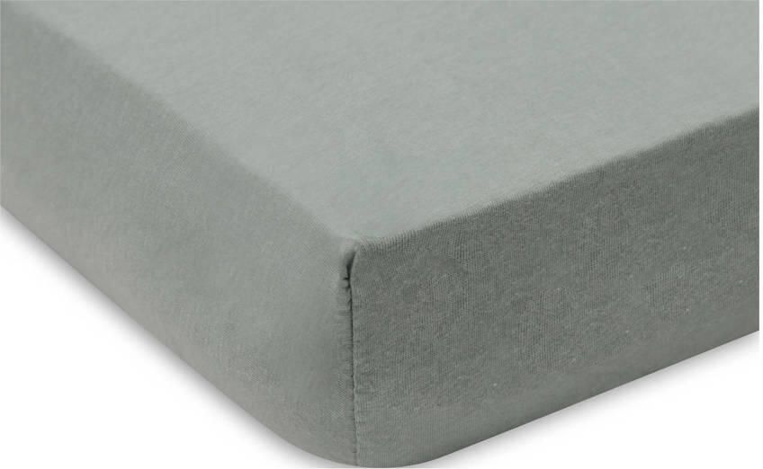 Jollein jersey ledikant hoeslaken Sea Green Ivory (set van 2) - Foto 2