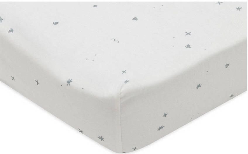 Jollein jersey ledikant hoeslaken Twinkling Sea Green - Foto 3