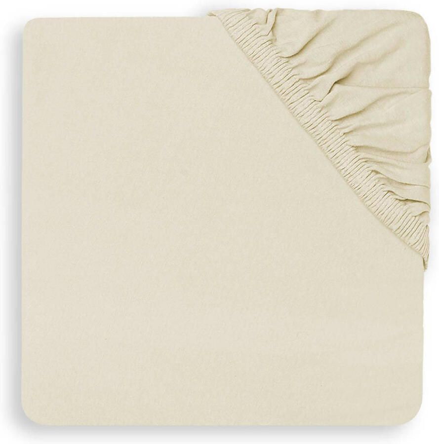 Jollein jersey wieg hoeslaken 40x80 90cm ivory
