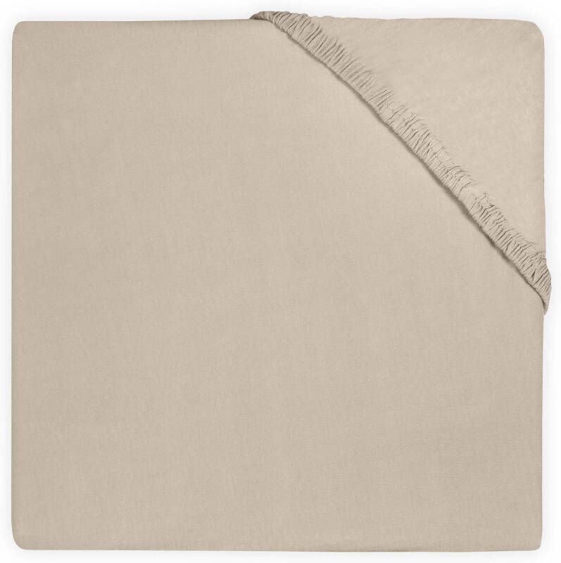 Jollein jersey wieg hoeslaken 40x80 90cm nougat