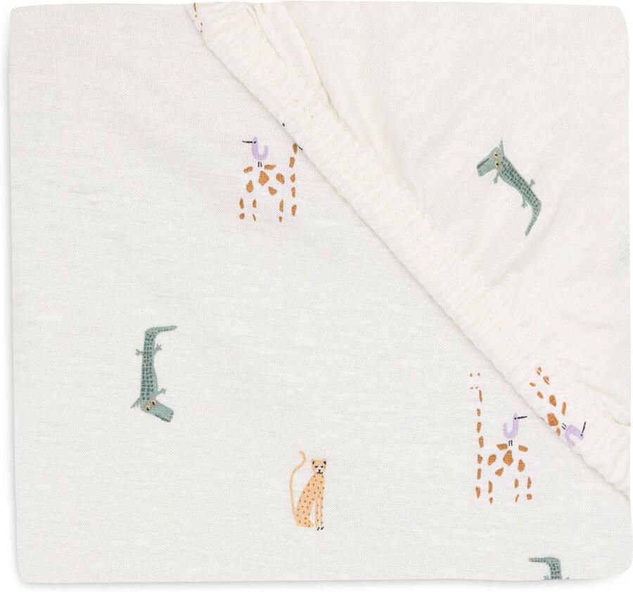 Jollein jersey wieg hoeslaken Jungle Jambo