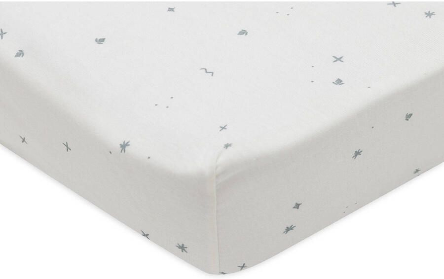 Jollein jersey wieg hoeslaken Twinkling Sea Green - Foto 3