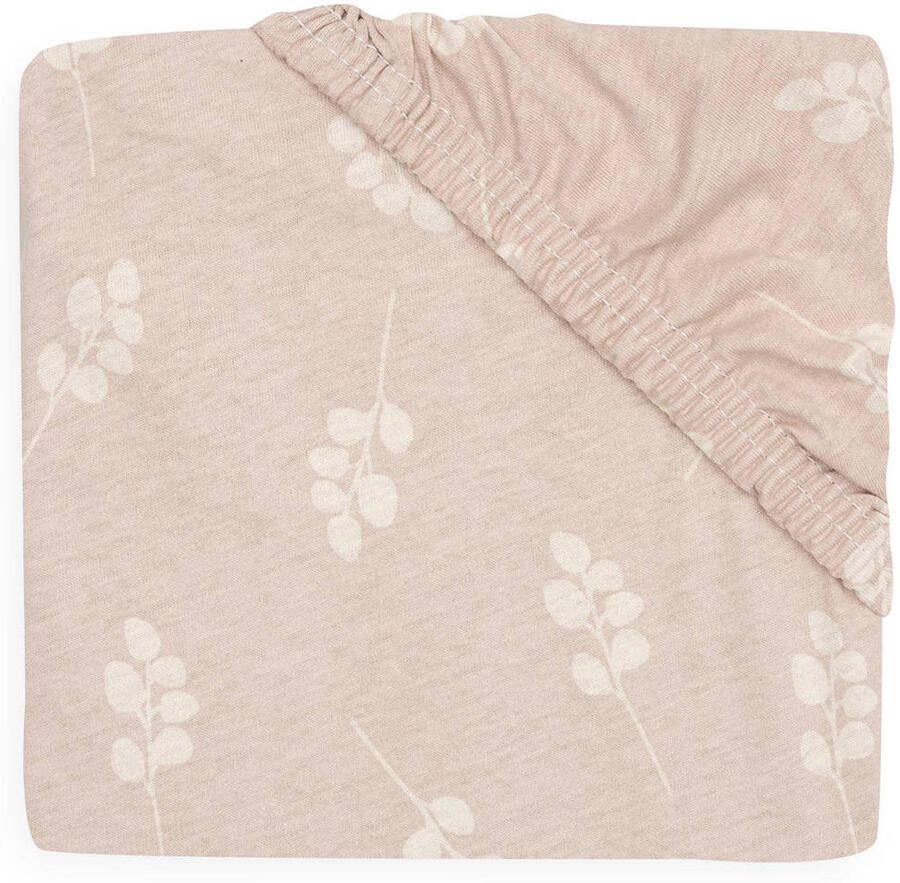 Jollein katoenen jersey ledikant hoeslaken 70x140cm Twig Wild Rose