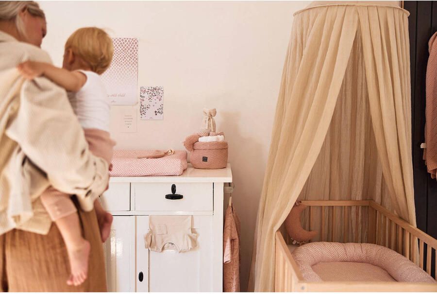 Jollein klamboe nougat (245 centimeter x 420 centimeter x Ø 55